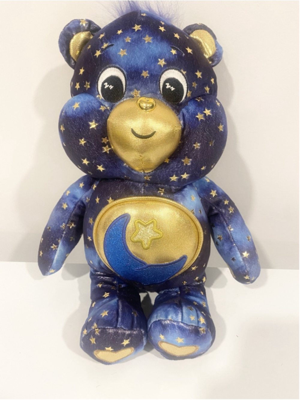 2023 Care Bears Bedtime Bear Galaxy Collector Edition Light Up Plush 14” Works